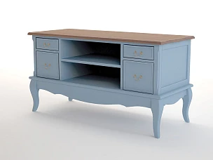 купить красивый Комод под TV "Leontina Blue" арт ST9328B в интернет-магазине