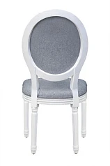 Стул с круглой спинкой Volker oak Grey and White