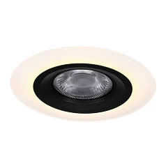 900915 Комплект встраиваемых светильников CALONGE, 3X4,8W (LED), 3000K, 1860lm, ?100, пластик, черный, белый