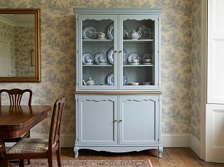 заказать стильные Буфет "Леонтина (Leontina)" в голубом цвете двухстворчатый  арт ST9332B