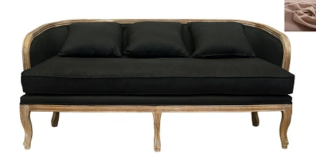 Диван ретро Nora коричневый на заказ в интернет-магазине