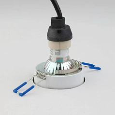 900455 Встраиваемый светильник CAROSSO, 35W (GU10), L93, B93, H25, алюминий, белый, черный в интернет-магазине