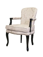 Мягкое полукресло с подлокотниками Anver Beige and Black в интерьере