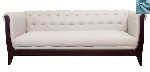 купить Классический диван Delvin голубой