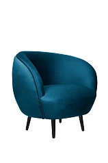 фото Мягкое кресло Small Benee Izumrud на черных ножках в интерьере