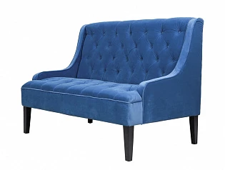 Прямой двухместный американский диван Sommet синий в интернет-магазине