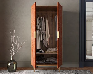 купить стильный Шкаф малый двухстворчатый "Line" R24/red в интернет-магазине