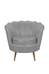 красивое Низкое кресло ракушка Pearl Grey V2 в интернет-магазине