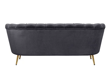 купить Трехместный диван ракушка для гостиниц Pearl Triple Black