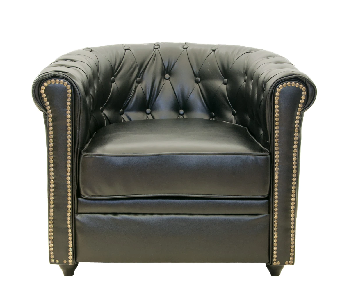 Кожаное кресло Karo Black