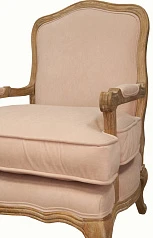 Мягкое полукресло с подлокотниками Nitro Beige Velvet на заказ в интернет-магазине