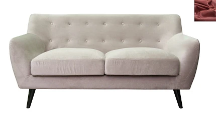 купить стильный Диван с мягкими подлокотниками Albert 4 цвет красный