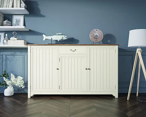 Бежевый комод Olivia 3 двери/1 ящик арт GA5005B в интернет-магазине