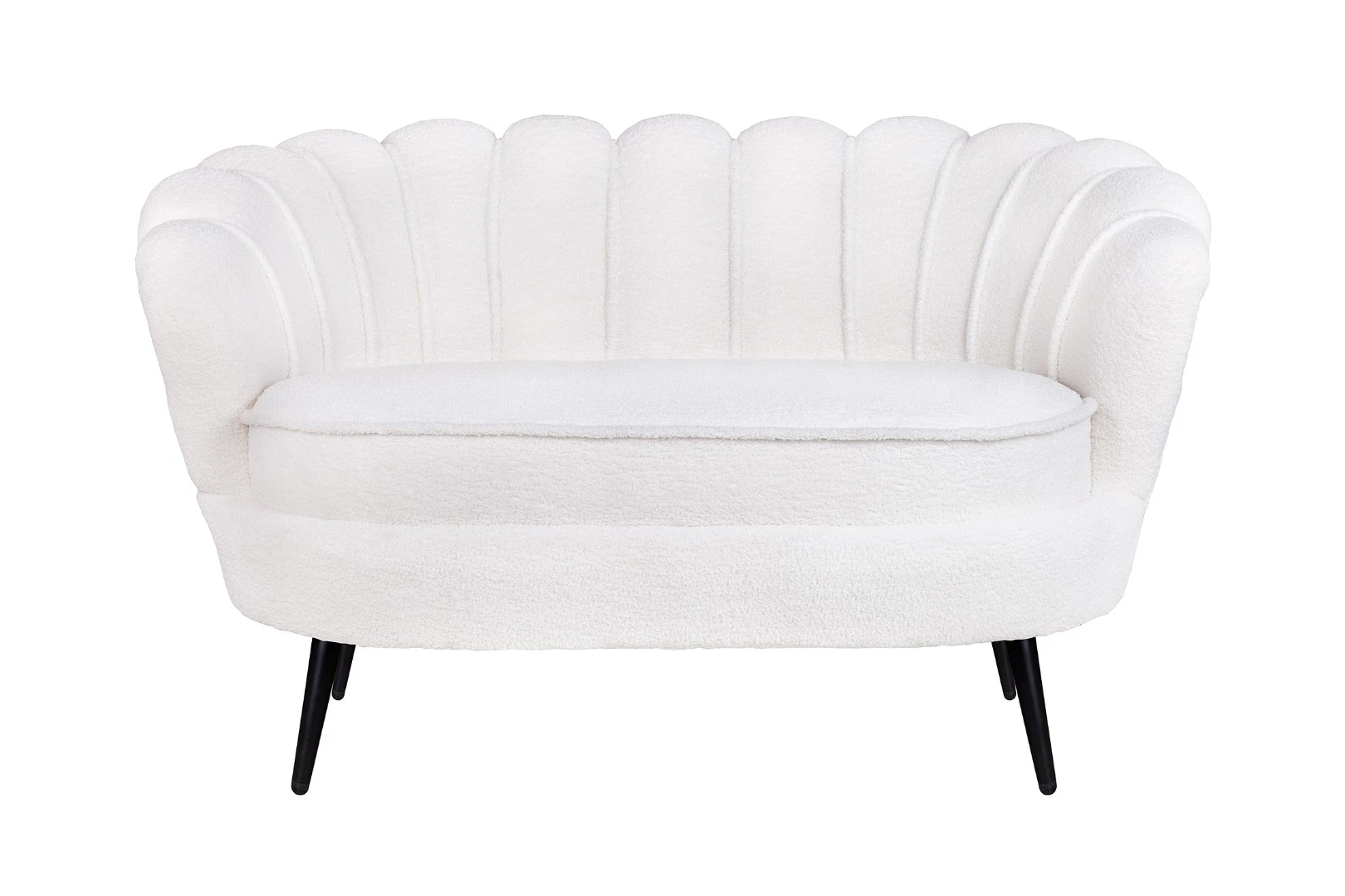 красивый Двухместный диван Pearl Double Boucle на черных ножках в интернет-магазине