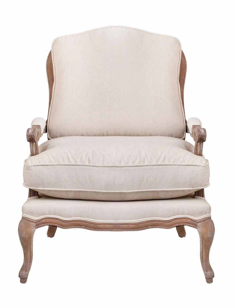 купить стильное Мягкое полукресло с подлокотниками Niro Rattan Beige