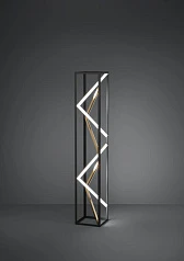 заказать стильные 390419 Светод торшер с рег-кой цветовой темп-ры PENELA, 23W(LED) ,2700-6500K, 2300lm, алюминий, сталь, черный, золотой