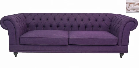 Диван мягкий арт-деко Neylan Purple розовый в интерьере