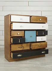 Комод для белья «Aquarelle Birch» 10 ящиков арт RE-19ETG/4 в интерьере