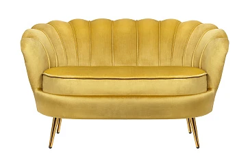 фото Дизайнерский двухместный диван Pearl Double Yellow