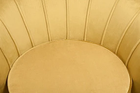 красивые Низкое кресло ракушка Pearl Yellow в интернет-магазине