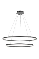 фото Люстра Orblaze 2 rings 800 black в интерьере