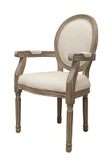 Мягкий стул с подлокотниками Volker Arm Beige