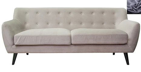 купить стильный Прямой мягкий диван Albert 11 цвет серый