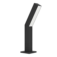 заказать стильные 900992 Уличный напольный светильник UGENTO, 2X4,5W (LED), 3000K, 960lm, IP44, H360, сталь, черный / пластик, белый