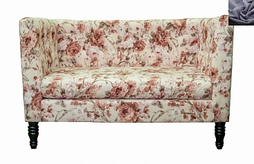 красивые Диван Rose Flower в современном стиле темно серый