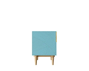 купить красивые Тумбочка с дверкой "Line" LN08/GR1/blue в интернет-магазине