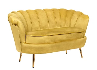 Дизайнерский двухместный диван Pearl Double Yellow в интернет-магазине