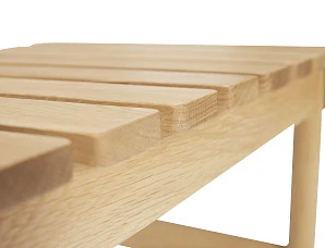 заказать БАНКЕТКА ROW HUBSCH 70 СМ, ДУБ, НАТУРАЛЬНЫЙ