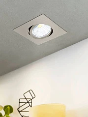 заказать 98304 Светодиодный встраиваемый светильник SALICETO димм. с рег-кой, 6W(LED), 88х88, 380lm, 3000K в интернет-магазине