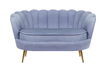 Диван ракушка Pearl Double Blue в интерьере