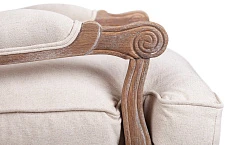 купить Мягкое полукресло с подлокотниками Niro Rattan Beige в интернет-магазине