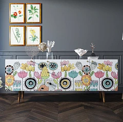 красивый Комод "Berber" удлиненный арт BB11/Print_03