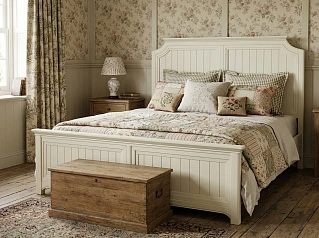 фото Бежевая кровать "Оливия (Olivia)" 160х200 арт GA3001/16C