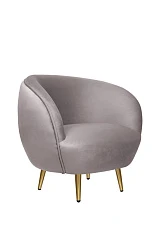 Мягкое кресло для гостиниц Small Benee Grey