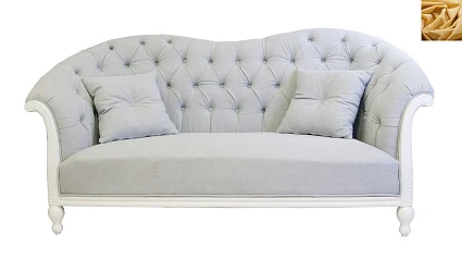 красивый Французский диван Velina цвет желтый на заказ