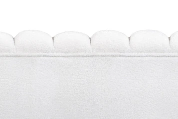 купить Диван ракушка для гостиниц Pearl Triple Boucle на черных ножках