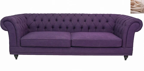 красивый Диван мягкий арт-деко Neylan Purple бежевый на заказ