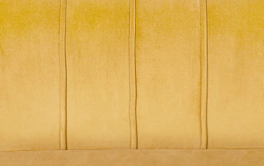 Дизайнерский диван Pearl Triple Yellow на черных ножках