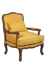 Мягкое полукресло с подлокотниками Nitro Yellow на заказ