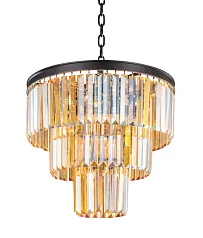 красивые Люстра Odeon 3 Rings Amber на заказ