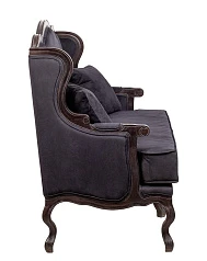 Двухместный дизайнерский диван Brody Double Black в интернет-магазине