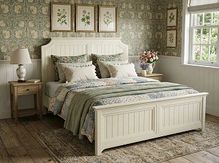 купить красивые Бежевая кровать "Оливия (Olivia)" 180х200 арт GA3001/18C в интернет-магазине