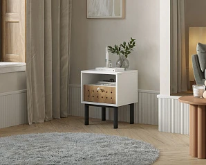 купить Тумбочка с ящиком KOTO арт KT01 Белый