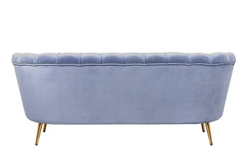 купить красивый Трехместный диван ракушка для гостиниц Pearl Triple Blue в интернет-магазине