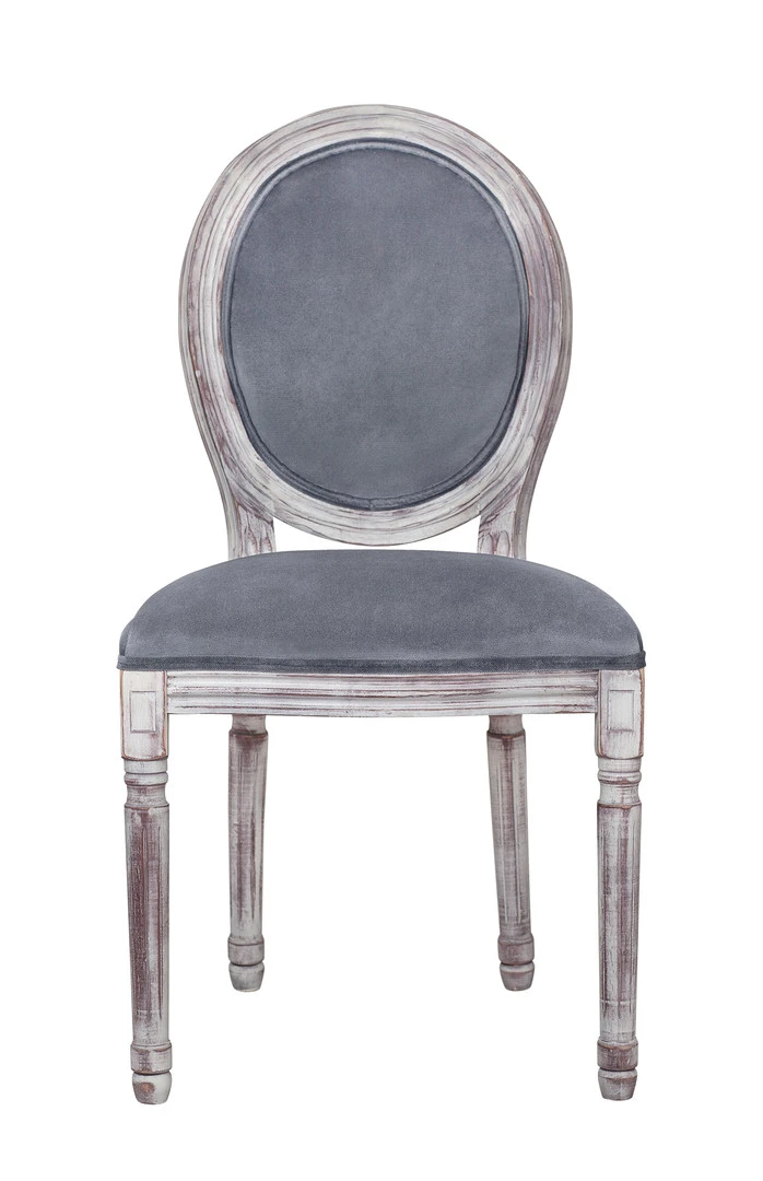 купить Дизайнерский обеденный стул модерн Volker Old Grey V3 в интернет-магазине