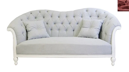 купить красивый Французский диван Velina красный в интернет-магазине